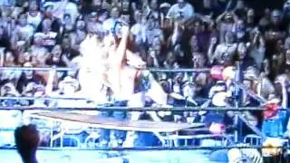 lady powerbombed through the table in ECW