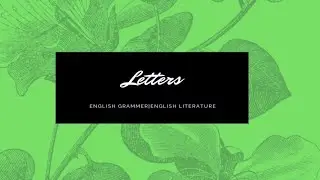 Letters - Formal letters, different types of formal letter