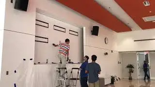 Building a 3x3 video wall with Samsung 55&rdquo; display panels.