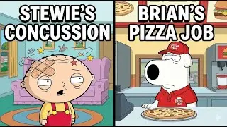 Family Guy Funny Moments | Stewie's Concussion & Brian's Pizza Hut Job
