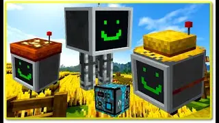 Смарт-фермер!!!Новый мод Bot-Topia для Майнкрафт!1.16