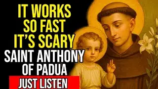 💖STRONG PRAYER TO RECEIVE A QUICK AND URGENT MIRACLE - SAINT ANTHONY OF PADUA 🙏