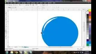Coreldraw Tutorial : [Making a Simple Shining Surface].
