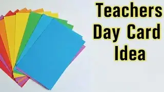 How to Make Teachers Day Greeting Card Beautiful | Happy Teacher's Day