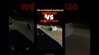 Whipple S650 vs Boosted Scatpack (mpr) #ford #racing #mopar #whipple #mustang #scatpack #s650 #race