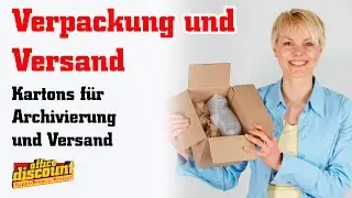 Verpackung und Versand: Kartons f&uuml;r Archivierung und Versand