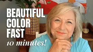 OVER 50?! The Best Quick Makeup | PLUS How to Choose Your Colors 