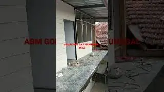 solusi dak lantai 2 rangka UNP lantai plat bordes atap galvalum