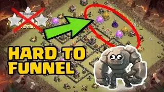 Difficult Funneling TH9 CWL War Base | Anti 3-Star, Anti LaLoon, Anti Hog | Clash of Clans