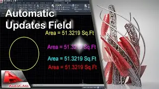 AutoCAD's Copy Field Lisp Automatic Update Areas. Insert Field With Suffix