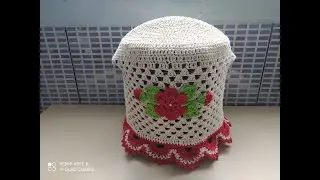 CAPA EM CROCHÊ PARA PANELA DE PRESSÃO ELÉTRICA, FACÍL ECÔNOMICA.