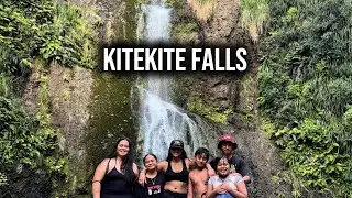 Walk to Kitekite falls with 6 kids 