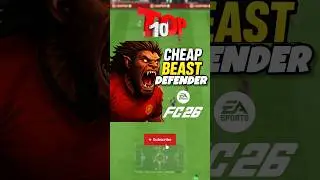 EA FC 26 Top 10 Cheap Beast Defenders Center Backs for starting 11.#fc25 #fc26 #fc25gameplay #eafc25