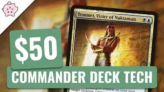 Temmet, Vizier of Naktamun | EDH Budget Deck Tech $50 | Tokens | Magic the Gathering | Commander
