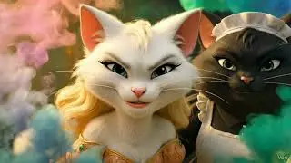 The Magical Cat Swap😯 |The princess cat transformed into a frog 