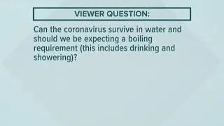 You ask, we answer: Can the coronavirus survive in water?