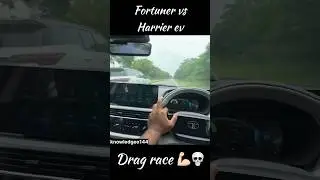 SUV Showdown: Fortuner Legender vs Harrier EV Drag Race
