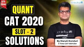CAT 2020 Slot-2 Quantitative Aptitude Question Paper  | Previous Year Paper Solutions