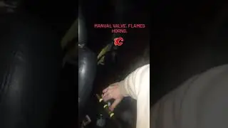 Calgary Flames Train horns/goal horns. Manual valve