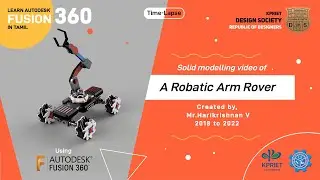 Solid Modeling video of a Robotic arm rover | Time-Lapses | Autodesk | Fusion 360
