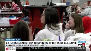 Northern Kentucky school reopens after roof collapse