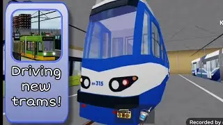 #6 Nids Buses & Trams best update !!! Driving the 2 new trams