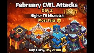 CWL Day 2 😂 | Higher TH Mismatch Everywhere… Still Won the War!