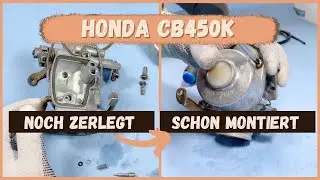 Vergaser Honda CB450K montieren, Schritt für Schritt, vom Vergaseronkel