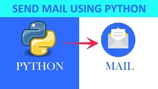 How to Send Email in Python Using Smtplib | Gmail | Free | Bit Coders | In Hindi