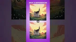 How Sharp Are Your Eyes! | Spot the 3 Differences Challenge | #quizgames