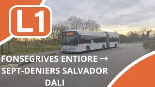 Ligne L1 | Trajet Complet | Heuliez Bus GX 437 Hybrid n°1675