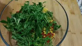 Tezbazar salat || Приготовление лёгкого салата