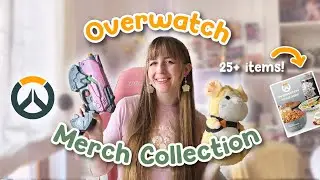 Large Overwatch Merch Collection 🎮 25+ Items  🔫🐹