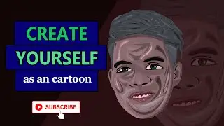How to Cartoon Your Self ( Photoshop cs6 tutorial )