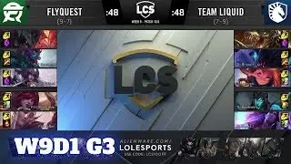FlyQuest vs Team Liquid | Week 9 Day 1 S10 LCS Spring 2020 | FLY vs TL W9D1