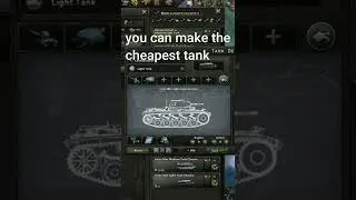 Самый дешевый танк HOI4 #шорты