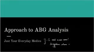 An Approach to ABG Analysis