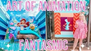 CHECKING INTO ART OF ANIMATION🎨FOOD AND WINE, FANTASMIC IS BACK!!!!! DISEMBARKING THE DISNEY WISH😭