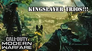 CALL OF DUTY MODERN WARFARE - NEW WARZONE MODE - KING SLAYER TRIOS (ONLY DROPS) / WIN