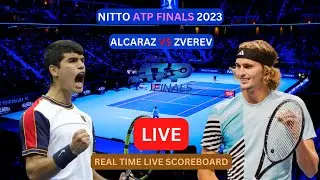 Carlos Alcaraz Vs Alexander Zverev LIVE Score UPDATE Today Nitto ATP Finals Tennis Match Nov 13 2023