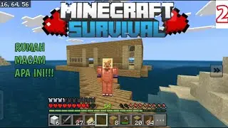 Minecraft Survival Future World Indonesia - Building a House Part 2