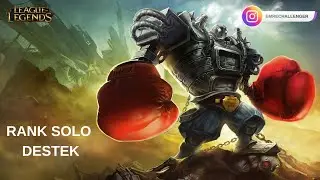 LOL:BLİTZ SOLO DESTEK💪