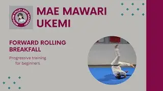 Judo training forward rolling breakfall for beginners