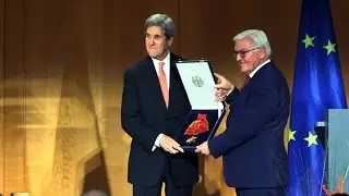 Secretary Kerry Awarded Grand Cross 1st Class of the Order of Merit of Germany