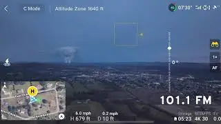 FM DX Drone - test #1 (101.1 FM)