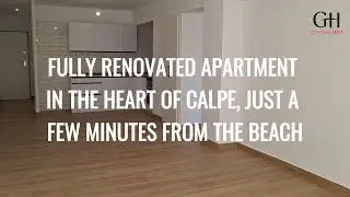 FULLY RENOVATED APARTMENT IN THE HEART OF CALPE, JUST A FEW MINUTES FROM THE BEACH