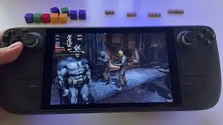 BATMAN Arkham City - Steam Deck gameplay - GOTY Edition