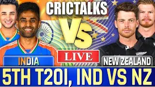 🔴 Live: IND vs NZ Cricket Live Match Today, 5th T20I Scores, Commentary India v New Zealand