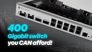 CRS812 DDQ: 400 Gigabit networking is now affordable!