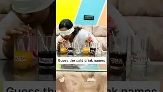 Guess the cold drink names😝||#youtubeshortsshorts#viralshorts#siblingsplayhouse